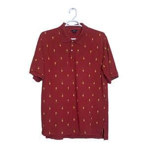 Brooks Brothers 346 Pineapple Short Sleeve Polo Shirt size XL